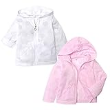 (ピンク/95cm) ベビー服 女の子 アウター フルジップ パーカー ジャケット 吸汗速乾 ドライ ドット柄 袖ロールアップ 女児 ベビー