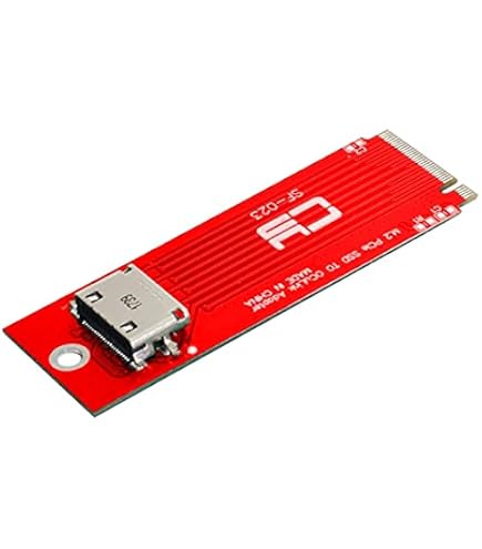 Amazon.co.jp: Cablecc PCI-E 3.0 M.2 M-Key to Oculink SFF-8612 SFF
