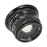 35mm カメラレンズ F1.4 II フルフレーム固定焦点レンズ交換用 EOSR RP Ra R5 R6 R3 R5C R7 R10 RF マウントカメラ用 (黒)