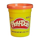 ハズブロ(HASBRO) プレイ・ドー Play-Doh シングル缶 112g (オレンジ)こむぎねんど B7413 正規品