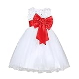 Usstore DRESS ベビー・ガールズ US サイズ: 100cm-2-3Y カラー: レッド