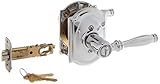 Schlage F51ABIR625CAM F51A BIRMINGHAM 625 CAM Camelot Deco Rose Entry Door Lock, Bright Chrome by Sc