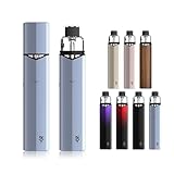 ZQ Xtal Max 電子タバコ スターターキット 1200mAh 2.5ml ベイプ vape マグネット式キャップ付き POD Type-C充電 本体 禁煙パイポ 禁煙グッズ ニコチンなしタバコなし (Blue)