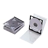エレコム DVD BD CDケース プラケース 標準タイプ 2枚収納 5枚パック ブラック CCD-JSCNW5BK