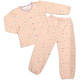 ガールズキッズパジャマ[enfant pur]柔らかキルティング素材|パンダ柄長袖パジャマ上下セット|ルームウェア|女の子|女児|子供用 100cm ピンク