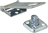 Stanley Hardware 4-1/2-Inch Latching Post Safety Hasp, Zinc Plated #811910700 [並行輸入品]