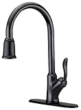 Ultra Faucets UF13305 Transitional Collection Aerated Single-Handle Kitchen Faucet with Pull-Down Sp