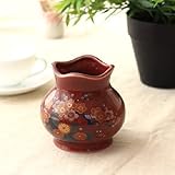 えんじの和風吊り下げ花瓶　玄関に和の装いを。