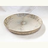 アートストーン ラウンドーソーサー ベージュ 30ｃｍ 2個入り／専用受皿