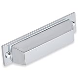 Southern Hills光沢クロムカップPulls – Pack of 5 – CraftsmanキャビネットハードウェアBin Pulls – 4.5インチ合計長 – sh014-chr