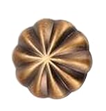 2個のレトロキャビネットドアハンドル家具キャビネット引き出しハンドル [イエロー-7]