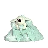 [ベアフットドリームス] BAREFOOT DREAMS ベアフットドリームス#530 ぬいぐるみ付きミニブランケット PUP-AQU/WT.STAR [並行輸入品]