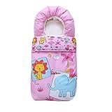 エルフ ベビー(Fairy Baby)フットマフ ベビーカー用 冬おくるみ 防寒 お出かける用品 多機能 ピンク