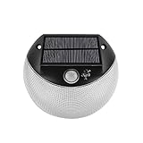 TSSS Waterproof LED Solar Powered Outdoor Security Wall Light Motion Sensor Lighting Garden Path Fen
