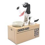 おもちゃフィギュア – Choken Bako Dog Piggy Bank (白and黒バージョン) by Huele
