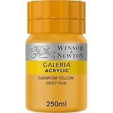 (Cadmium Yellow Deep Hue) - Galeria Acrylic Colour 250ml Tub by Winsor and Newton - Cadmium Yellow Deep Hue