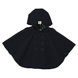 ミキハウス(mikihouse) イカリマークフリースベビーマント〈フリー（70cm-90cm）〉紺（03）