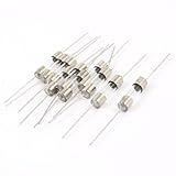 uxcell ヒューズ管 　アキシャルリード　速断　ガラス　5mm x 20mm 10Amp 250V　10個入り