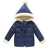 Smile キッズ 子供　ダウンジャケット ベビー 子供服 ダウンコート ダウン 棉服ジャケット 防寒 保温 アウターウエア 女の子 男の子 フード付き 秋冬　通園/通学　可愛い (130cm, ネイ