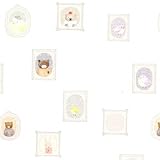 29890101 – My Little Worldホワイト動物肖像画Casadeco壁紙壁画