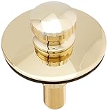 pf Waterworks pf0955-pbユニバーサルリフトNロックバスタブDrain Stopper with 3 / 8 " 5 / 16 "継手、光沢真鍮