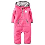 カーターズ ロンパース carter's 2015年秋冬 女の子用パッションピンクカップケーキフリース地フード付きお出かけ用ジャンプスーツ (12mont... [並行輸入品]