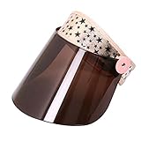 トップクリエイティブサンシェードレンズビーチハットユニセックスベージュなしの屋外夏の日帽子