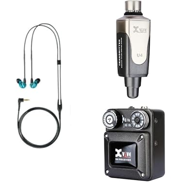 Xvive U4 & Shure SE215 セット Amazon.co.jp: XV-U4 U4 インイヤーモニター デジタルワイヤレス