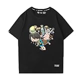 [DJUNA] ゲゲゲの鬼太郎 鬼太郎 沙村広明 復古 アニメ 漫画 流行 Tシャツ メンズ/レディース スポーツ 夏服 人気 プリント シャツ トップス 半袖 無地 通気性 ゆったり おもしろTシャツ