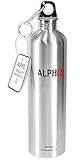 Deluxe Silver Color 40oz Stainless Steel Water Bottles - Bpa Free by ToolUSA