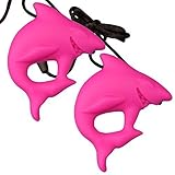 MyBoo Autism Sensory Chewable Shark Pendant - 2 Pack, Pink by MyBoo