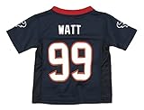 Houston Texans J。J。Watt # 99 NFL Little Boys幼児、パフォーマンスジャージー、海軍