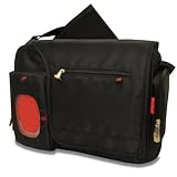 Fisher-Price Fastfinder Deluxe Messenger Diaper Bag, Black by Fisher-Price