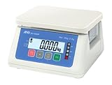 A&D 防塵・防水デジタルはかり SH-15KWP ≪ひょう量:15kg 最小表示:0.0005kg/0.001kg/0.002kg/0.005kg(切替設定) 皿寸法:230(W)*190(D)mm