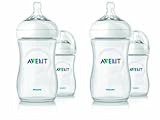 Philips Avent 9 Ounce BPA Free Natural Polypropylene Bottles, 4-pack by Philips Avent [並行輸入品]