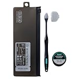 ドクターオーラル (Dr.Oral) ホワイトニングトラベルセット ３Dホワイトニングパウダー(5g）・ブラシキャップ付・ポーチ 携帯用歯磨き・歯ブラシ