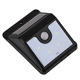防水 LED ライトソーラーパネル PIR センサー LED 　太陽光発電 自動点灯消灯 壁掛けライト 防犯ライト 人感センサー搭載 屋外 屋内 軒先 ガーデン 駐車場などに適用