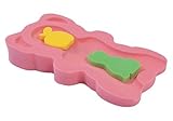 Bathtube Sponge Mat Bath Support For Infant & Baby Up To 6kg & 60cm Tall (Pink) by Baby Comfort