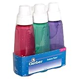 Gerber First Essential Fashion Tints BPA Free Plastic Nurser With Latex Nipple, 9 Ouce, 3 Pack (Disc