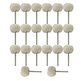 【ノーブランド品】20枚　ウール　研磨付属品　回転工具用　ホイール　バフ研磨