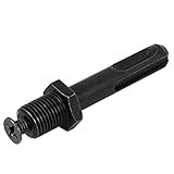 uxcell ドリルチャックアダプタ 電気ドリル メタル グレー 12.5mm オスネジ 1個入り
