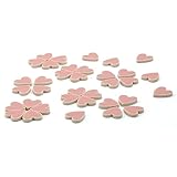 ハートタイル【単色 約35個入】 かわいいモザイクタイル キッチン カウンター テーブルのアクセントに！ ハートタイルピンク