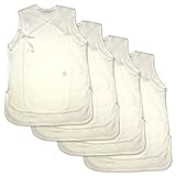 ベイビーハーツ 袖なし短肌着お買い得4枚セット 春夏メッシュ 50サイズ