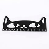 function-ruler 2 Piece新しいCat Kitten直線定規木製ツールCartoon Drawingギフト韓国オフィス学校文房具4色 ブラック 5646345079612