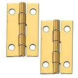 Stanley Solid Brassミニチュア狭いヒンジ、長1 – 1 / 2 " x 7 / 8 " Open ( 2 )