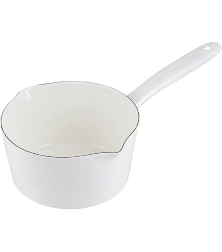 Amazon｜月兎印 ミルクパン 14cm ホワイト｜ミルクパン