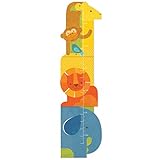 Petit Collage プチ・コラージュ 壁掛けタイプ 身長計 (アニマルタワー)