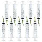 CBDfreak シリンジ 曲げノズル プラスチック 10ml 10本セット 計量 ペット 流動食 インク詰め替え 給水器 投薬 給餌 肥料 農薬 農薬調合 CSRNG-W-10ml -10