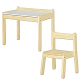 大和屋 ノスタ テーブル(グレー)＆リトルチェア 2点セット ナチュラル 19200102 G6