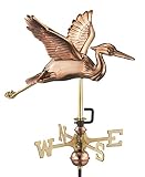 Good Directions Heron Polished Copper Garden Weathervane